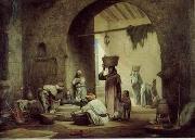 unknow artist Arab or Arabic people and life. Orientalism oil paintings 169
